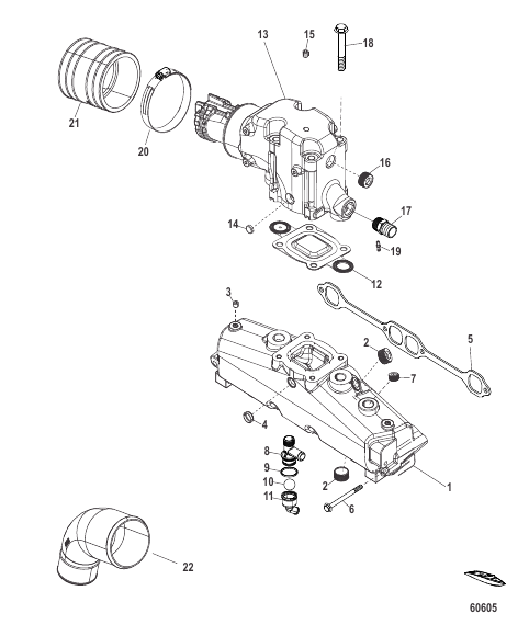 Exhaust Manifold Elbow And Pipes