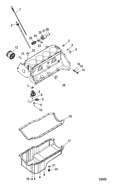 Oil Pan and Oil Pump