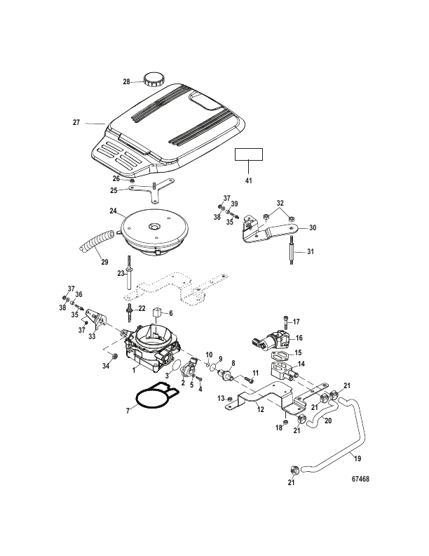 Throttle Body Mechanical Throttle and Shift
