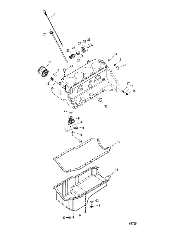 Oil Pan and Oil Pump