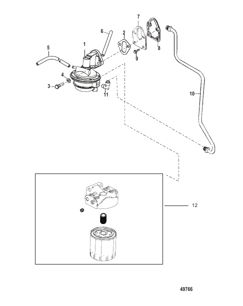 Fuel Filter and Fuel Pump