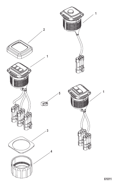 Start/Stop Switch Kit-Dash Mount