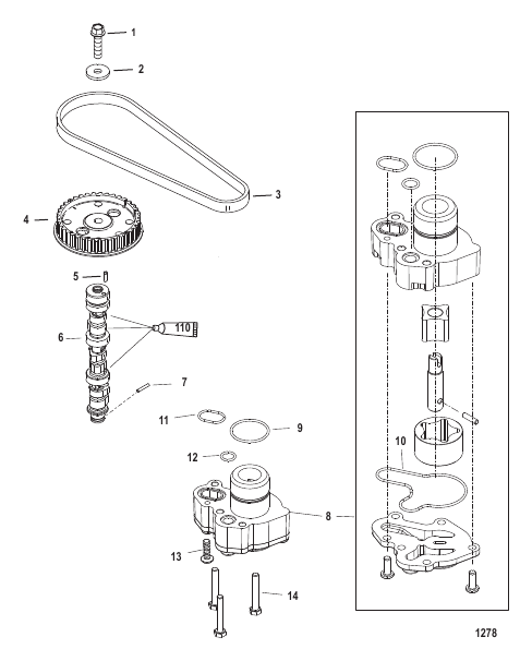 Camshaft/Oil Pump