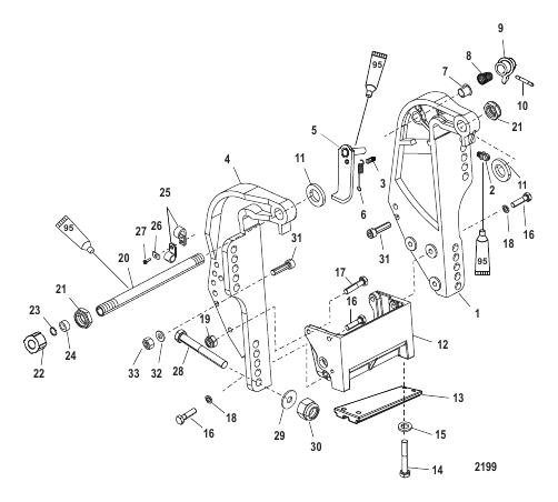 Transom Bracket