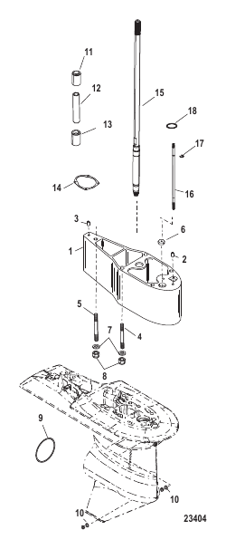 Extension Kit-5 Inch Driveshaft Housing 12092A18