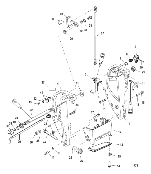 Transom Bracket