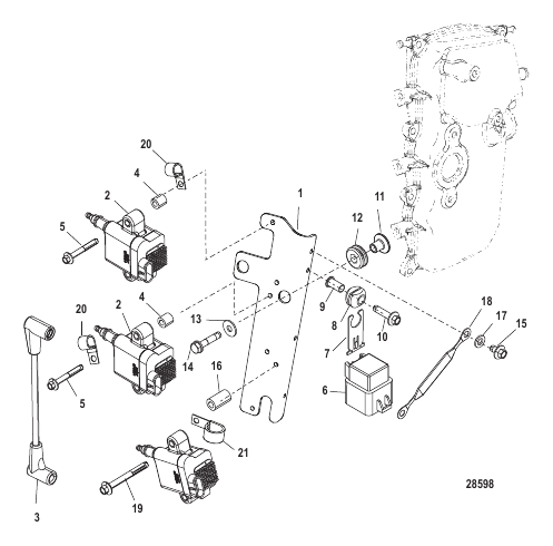 Ignition Coil 1C104333/0P560349 and Below