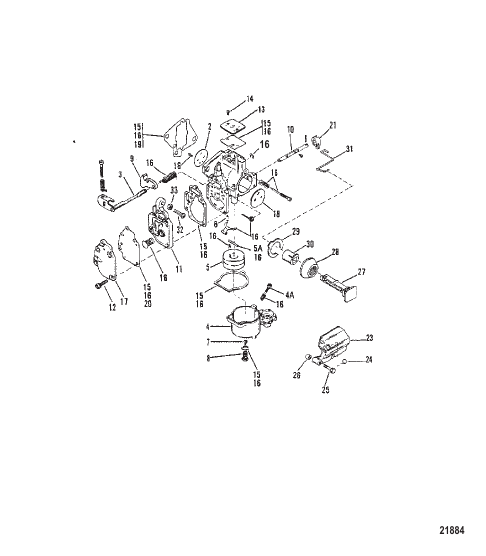 Carburetor SeaPro/Marathon10 & 15