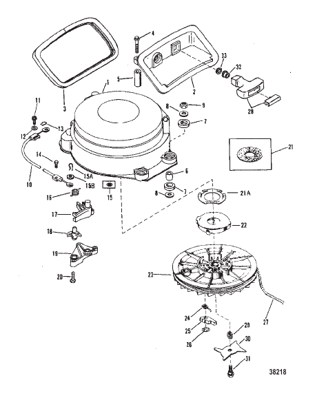 STARTER ASSEMBLY (MANUAL)(55)