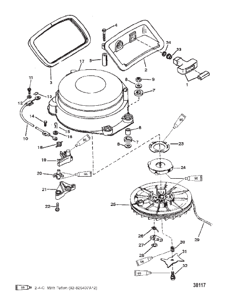STARTER ASSEMBLY (MANUAL - 55)