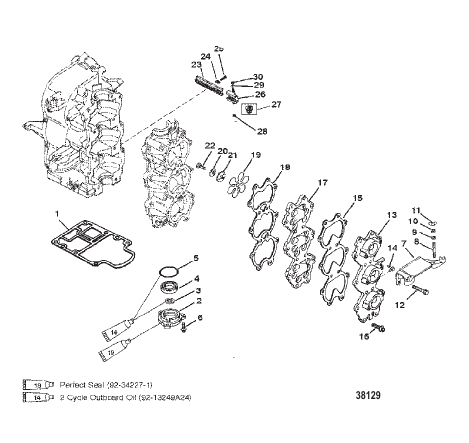 INDUCTION MANIFOLD AND REED BLOCK
