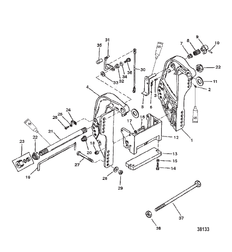 TRANSOM BRACKET (50/60)