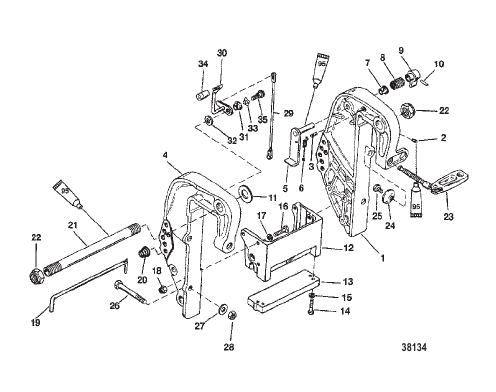 CLAMP BRACKET (MANUAL)