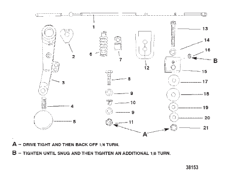 TILLER HANDLE ADAPTOR KIT (JET 45)