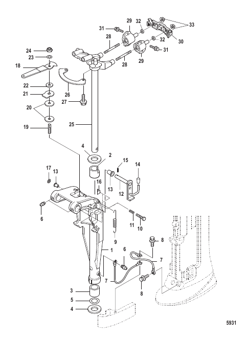 Swivel Bracket Power Tilt