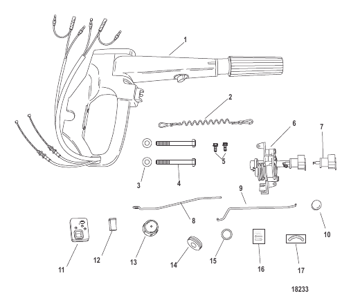 Tiller Handle Conversion Kit 8/9.9 Hp Manual 896289A01