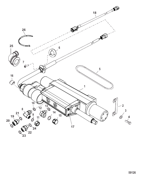 Steering Actuator and Harness Kit 12 foot (JPO)