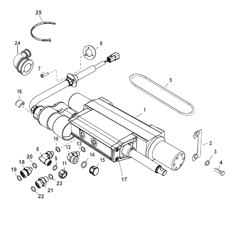 Steering Actuator 4 foot Harness