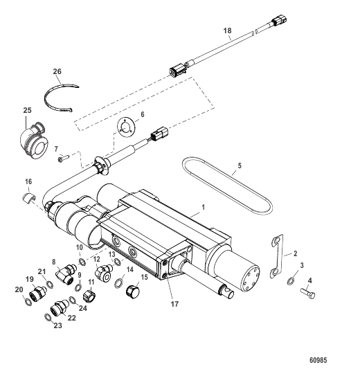 Steering Actuator / Harness Kit 4 foot