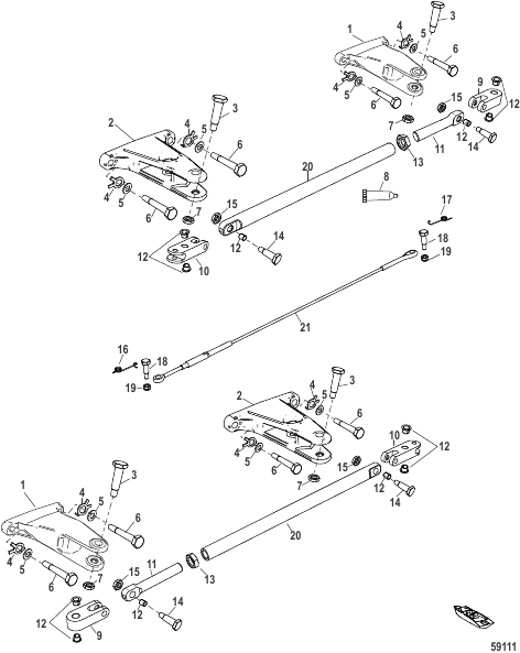 Tie Bar Kit-Quad JPO -Heavy Duty