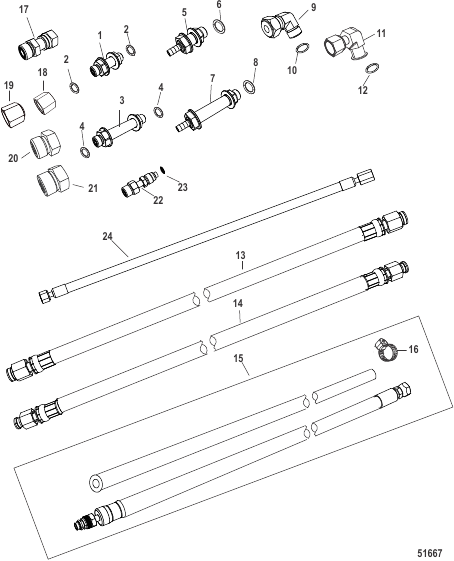 Hoses and Fittings Gen B Pump