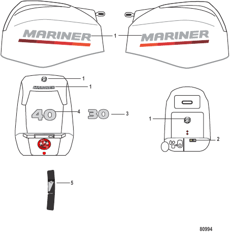 Accessories Decals Mariner