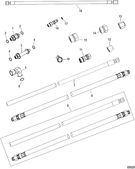 Hoses and Fittings Gen C Pump