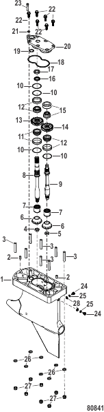 Gear Housing, Driveshaft