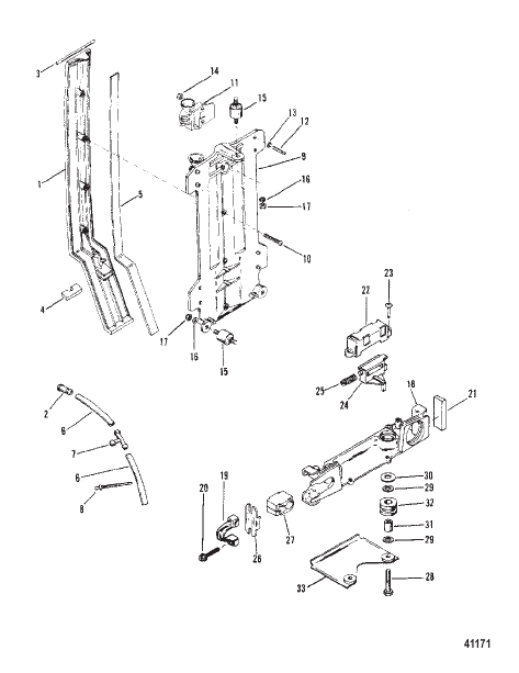 COWL MOUNTING BRACKET