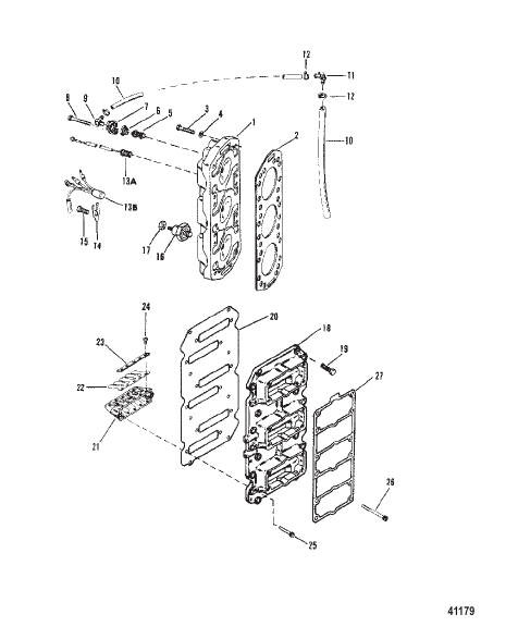 REED BLOCK AND CYLINDER HEAD