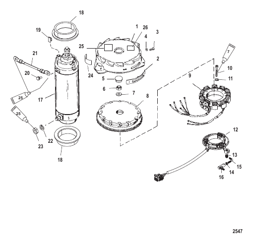 Flywheel/Starter Motor