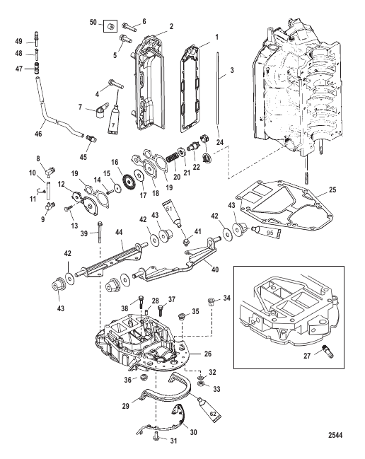 Exhaust Manifold and Exhaust Plate