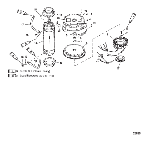 FLYWHEEL/STARTER MOTOR