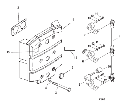 ATTENUATOR PLATE AND THROTTLE LEVERS