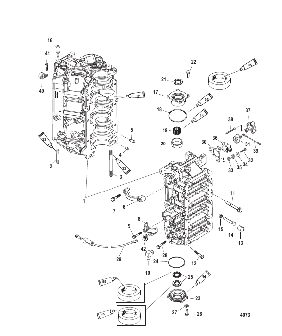 Cylinder Block and End Caps