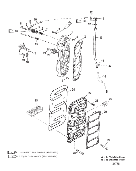 REED BLOCK AND CYLINDER HEAD