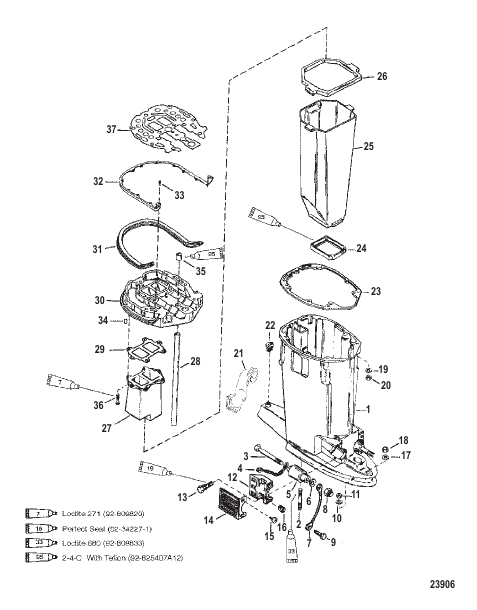 DRIVESHAFT HOUSING AND EXHAUST TUBE