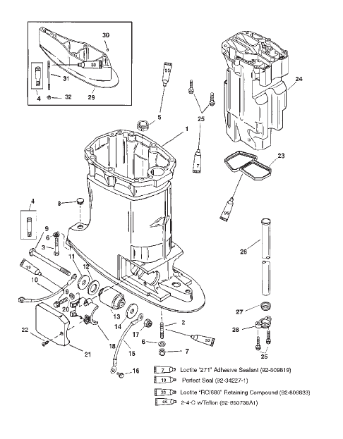 DRIVESHAFT HOUSING AND EXHAUST TUBE