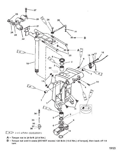 SWIVEL BRACKET AND STEERING ARM