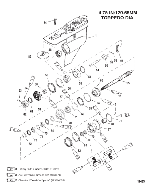 GEAR HSG (PROPSHAFT-C/R-S/N-0G960500 & UP)