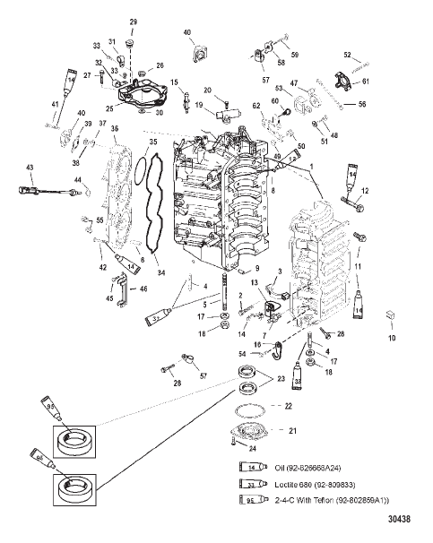 CYLINDER BLOCK AND END CAP
