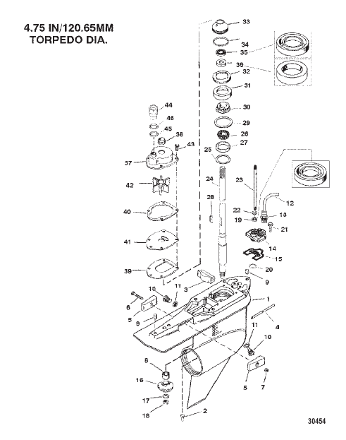 GEAR HOUSING (DRIVESHAFT)(STANDARD ROTATION)