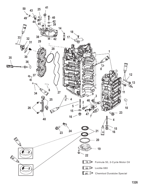 CYLINDER BLOCK AND END CAP