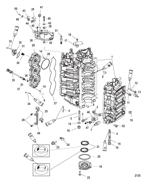 Cylinder Block and End Cap