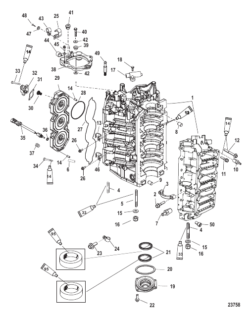 Cylinder Block and End Cap