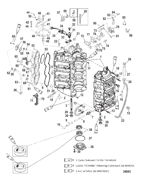 Cylinder Block and End Cap