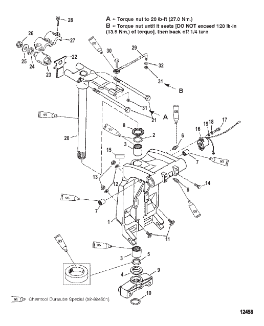 Swivel Bracket and Steering Arm