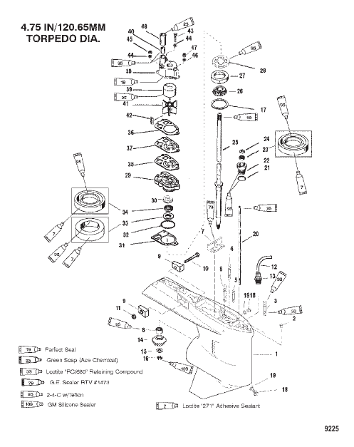 Gear Housing (Driveshaft)(Standard/Counter Rotation)