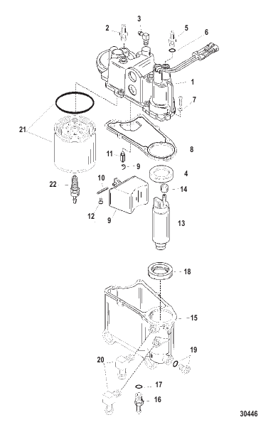 VAPOR SEPARATOR COMPONENTS