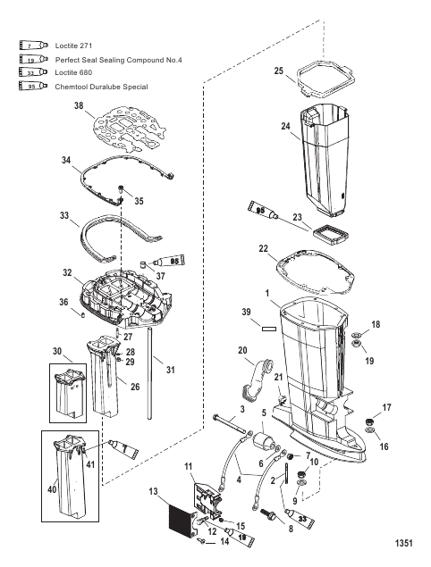 DRIVESHAFT HOUSING AND EXHAUST TUBE